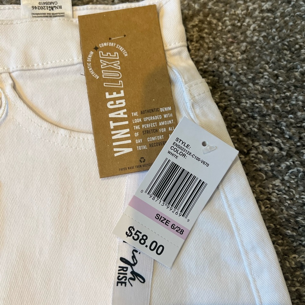 NWT kensie High Waist Button-Down Miniskirt - Picture 4 of 4